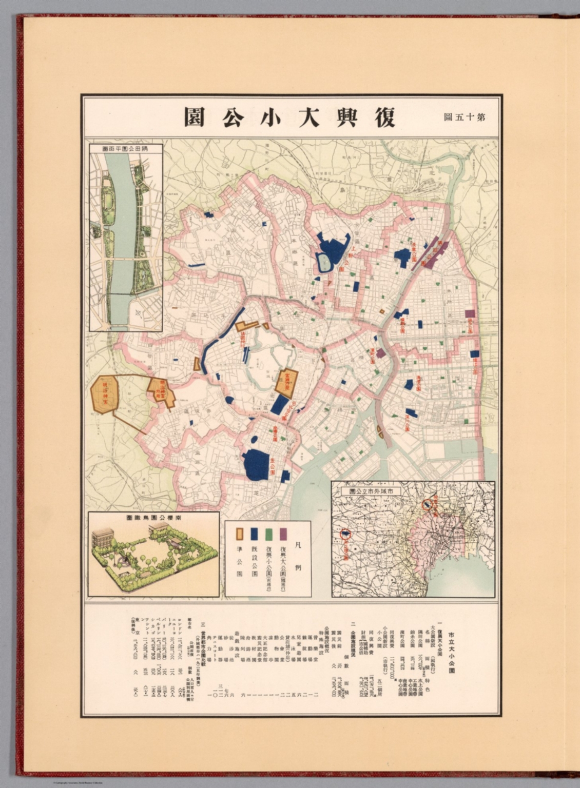 15. Restoration of parks of various sizes David Rumsey Historical Map