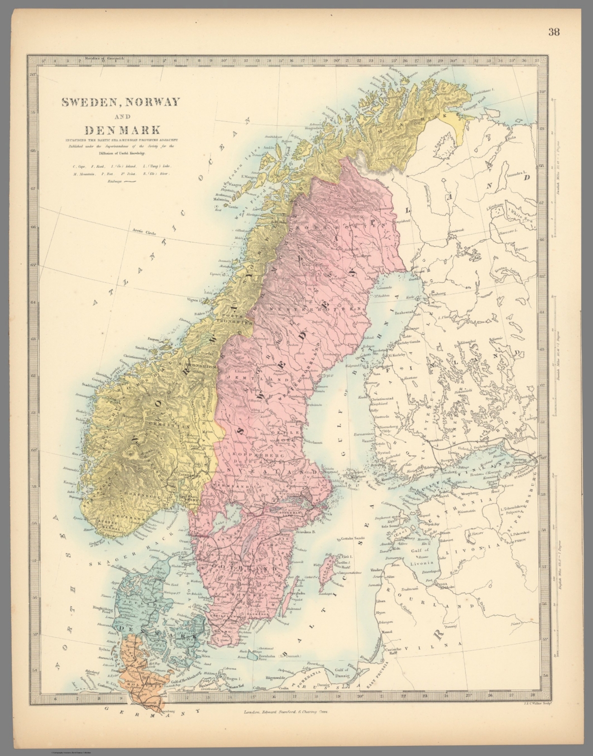 Sweden, Norway, and Denmark. - David Rumsey Historical Map Collection