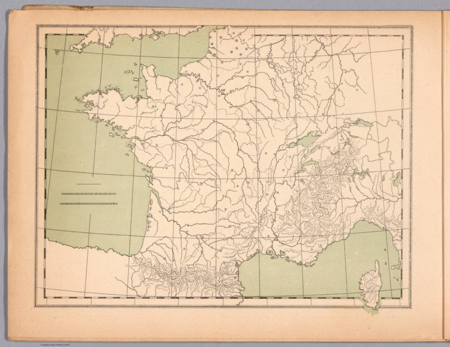 Outline map of France - David Rumsey Historical Map Collection