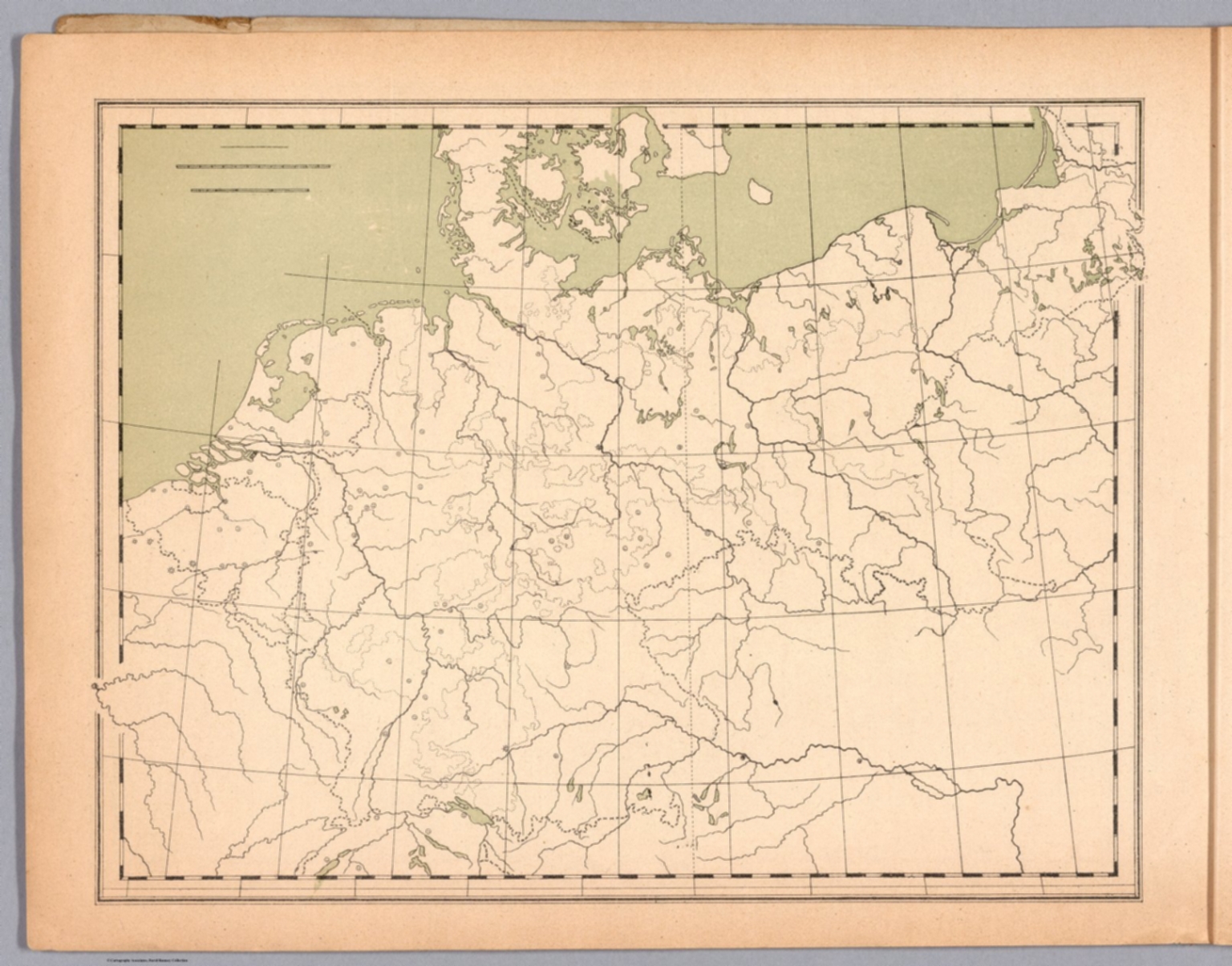 Outline map of Germany - David Rumsey Historical Map Collection