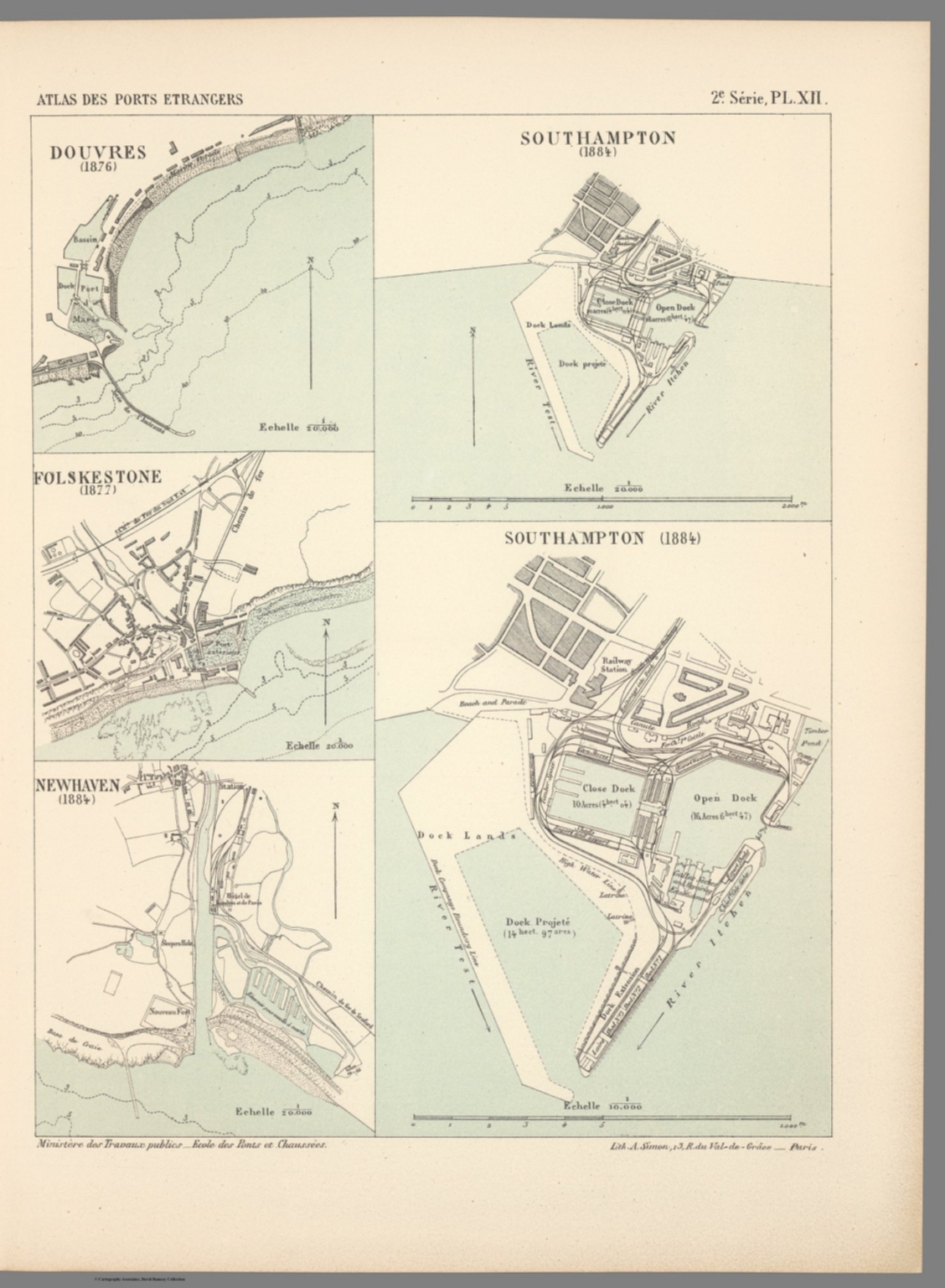 Douvres (1876)  - David Rumsey Historical Map Collection