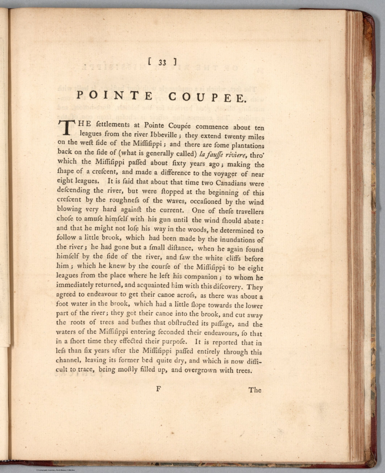 Text Pointe Coupee. (1) David Rumsey Historical Map Collection